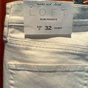 Loft Slim Pockets Jeans - new with tags